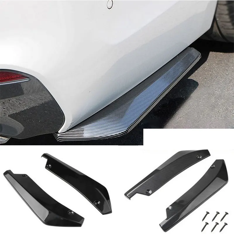 2Pcs Universal Car Rear Bumper Lip Spoiler Diffuser Splitter Scratch Protector Universal Car Deflector Spoiler
2Pcs Universal Car Rear Bumper Lip Spoiler Diffuser Splitter Scratch Protector Universal Car Deflector Spoiler
