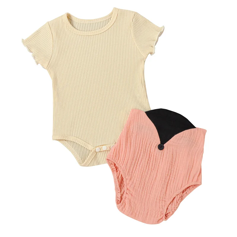Spring Summer Thin Boys Girls Clothes 2021 Short-sleeved Romper + Shorts 2-piece Boy Clothes Suit Romper Pajamas
Spring Summer Thin Boys Girls Clothes 2021 Short-sleeved Romper + Shorts 2-piece Boy Clothes Suit Romper Pajamas