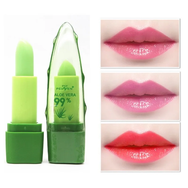 Natural Aloe Vera Lipstick Long Lasting Color Temperature Change Moisturizing Lip balm Makeup Moisturize and repair lip Lipstick
Natural Aloe Vera Lipstick Long Lasting Color Temperature Change Moisturizing Lip balm Makeup Moisturize and repair lip Lipstick