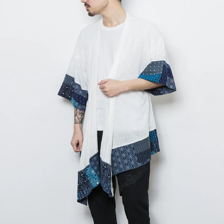 Summer Men Jacket Japanese Haori Cardigan Fashion Harajuku Style Streetwear Traditional Clothing Cardigan Shirt Top Loose Outfit
Summer Men Jacket Japanese Haori Cardigan Fashion Harajuku Style Streetwear Traditional Clothing Cardigan Shirt Top Loose Outfit