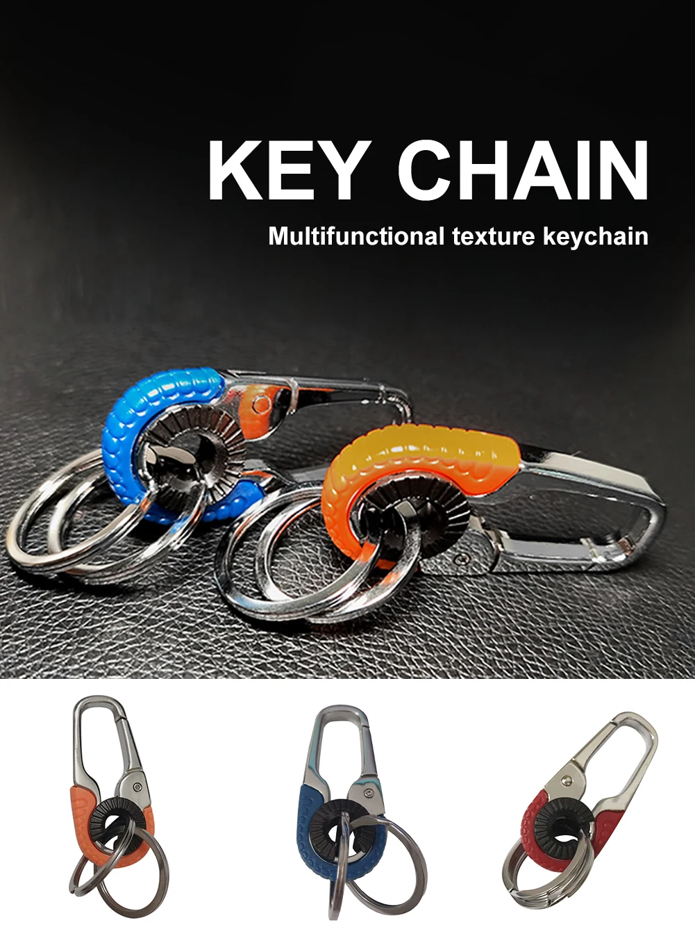 Spring Keychain Hook Car Keychain Simple Strong Carabiner Shape Key Holder Keyring Mens Key Chain Ring Car Auto Accessories
Spring Keychain Hook Car Keychain Simple Strong Carabiner Shape Key Holder Keyring Mens Key Chain Ring Car Auto Accessories
