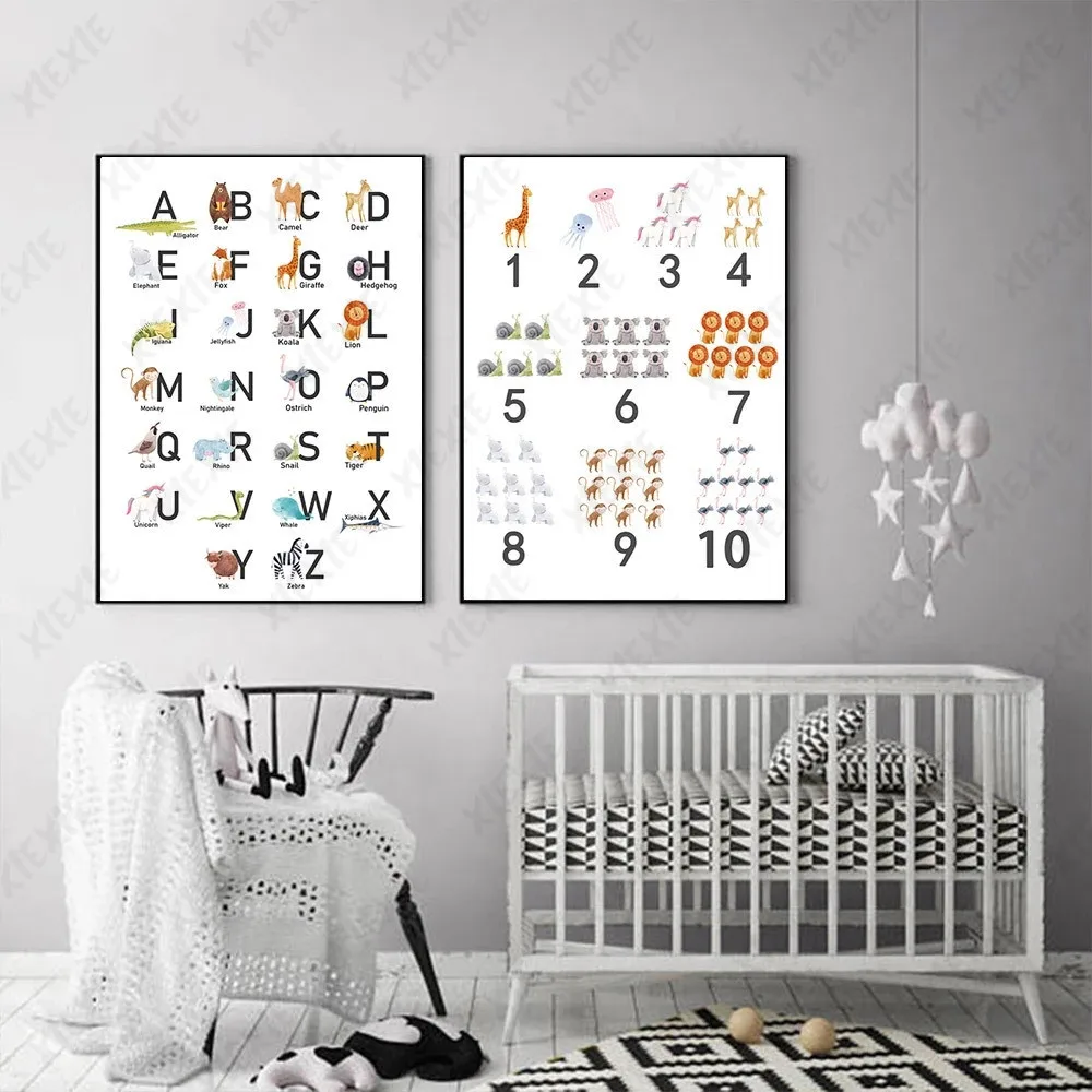 Cartoon Art Letter Poster Wallpaper Animal Classification Canvas Painting Decoration Home Bedroom Craft Print Picture
Cartoon Art Letter Poster Wallpaper Animal Classification Canvas Painting Decoration Home Bedroom Craft Print Picture