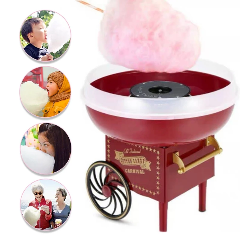 Retro Trolley Cotton Candy Machine Fashion Mini Candy Floss Maker Home Use Countertop Electric Children Creative Candy
Retro Trolley Cotton Candy Machine Fashion Mini Candy Floss Maker Home Use Countertop Electric Children Creative Candy
