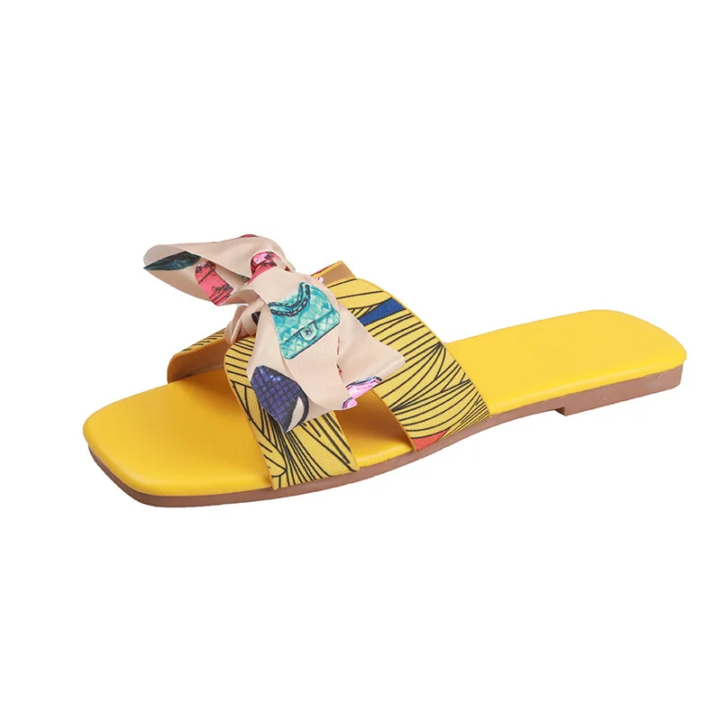 Women's Bowknot Slippers Female Going Out Wearing Sandals Outside Seaside Female Slippers Summer Cool Shoes
Women's Bowknot Slippers Female Going Out Wearing Sandals Outside Seaside Female Slippers Summer Cool Shoes