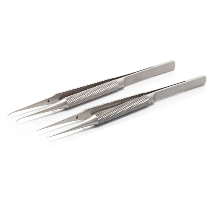 2Pcs Precision Stainless Steel Fly Line 0.15mm Fingerprint Tweezers Electronic Components Straight/Curved Tip Tweezers
2Pcs Precision Stainless Steel Fly Line 0.15mm Fingerprint Tweezers Electronic Components Straight/Curved Tip Tweezers