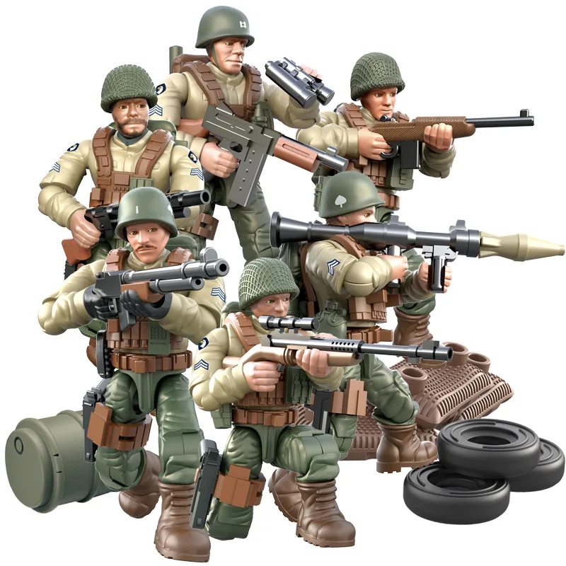 World War II series Building Blocks City Rhineland Street Fighting 1:35 Soldiers Action Figures Bricks Toys for Boys DIY Gifts
World War II series Building Blocks City Rhineland Street Fighting 1:35 Soldiers Action Figures Bricks Toys for Boys DIY Gifts