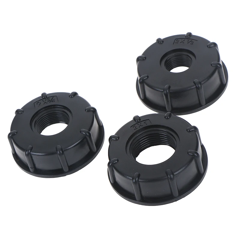 

Black Thread IBC Tank Adapter Tap Connector Replacement Valve Fitting For Home Garden Water Connectors 1/2inch 3/4inch 1inch