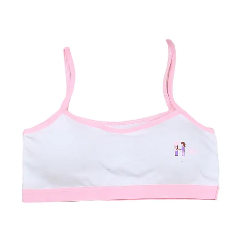 Teen Girls Cotton Sport Traning Bra Spaghetti Strap Wire Free Padded Camis Crop Top Cartoon Hello Letters Underwear
Teen Girls Cotton Sport Traning Bra Spaghetti Strap Wire Free Padded Camis Crop Top Cartoon Hello Letters Underwear