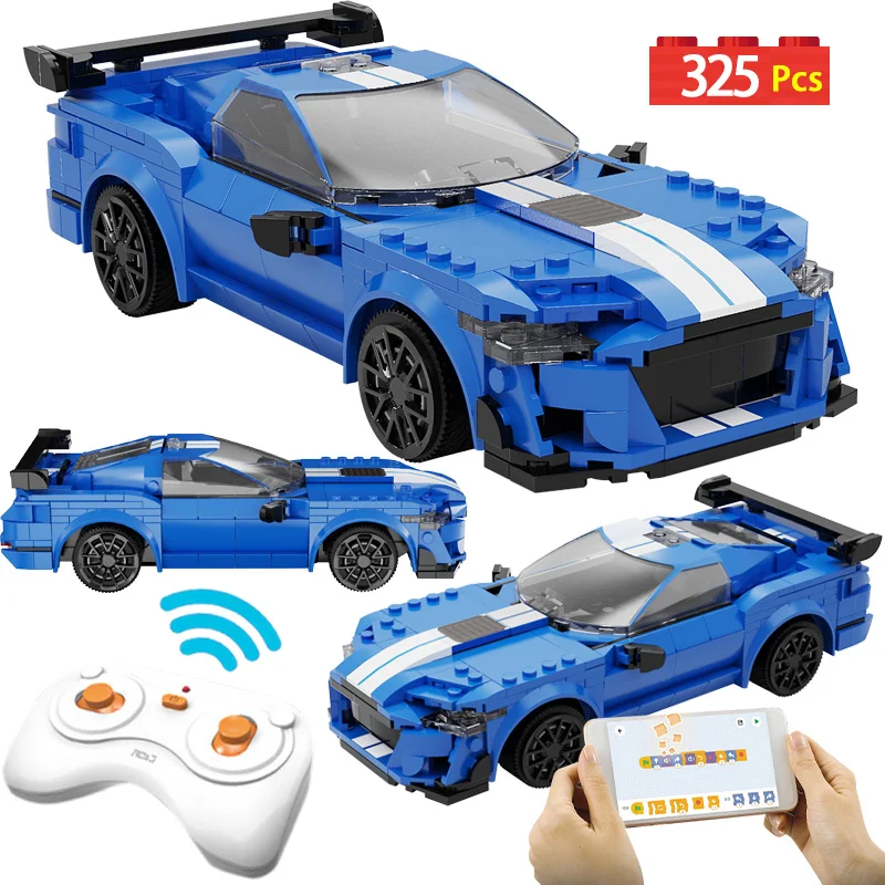 City Blue Devils RC Racing Car APP Programming Building Blocks Remote Control Supercar Vehicle Bricks Toys For Boys
City Blue Devils RC Racing Car APP Programming Building Blocks Remote Control Supercar Vehicle Bricks Toys For Boys