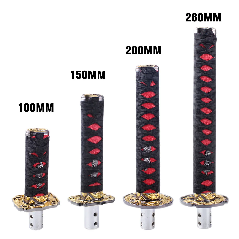 Universal 150MM/200MM/260MM Katana Samurai Sword Shift Knob Shifter With Adapters Gear Shift knob RS-SFN025
Universal 150MM/200MM/260MM Katana Samurai Sword Shift Knob Shifter With Adapters Gear Shift knob RS-SFN025