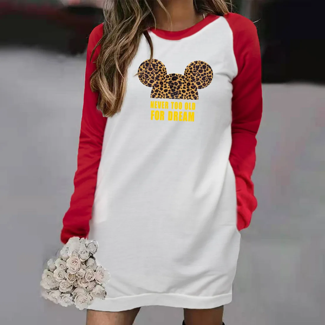 Disney Printed Women Dress Long Sleeve Casual Kawaii Stitching Color Mini Dresses O Neck Spring Autumn Girl Robes Femme Outfits
Disney Printed Women Dress Long Sleeve Casual Kawaii Stitching Color Mini Dresses O Neck Spring Autumn Girl Robes Femme Outfits