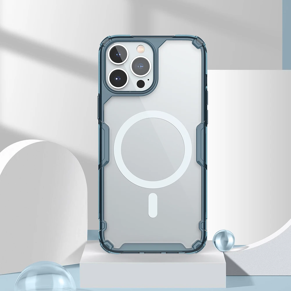 Магнитный чехол NILLKIN для Iphone 13 13Pro 13Promax Nature из ТПУ Pro, роскошный бампер с полной защитой
Магнитный чехол NILLKIN для Iphone 13 13Pro 13Promax Nature из ТПУ Pro, роскошный бампер с полной защитой