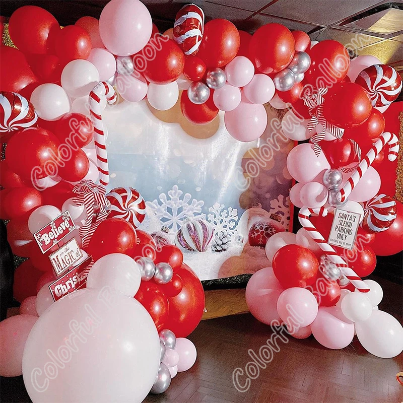 150 шт. Счастливого Рождества конфеты костыль воздушный шар День рождения Свадьба Декорация Бесплатная доставка латексная Гирлянда Декор дл... 
150 шт. Счастливого Рождества конфеты костыль воздушный шар День рождения Свадьба Декорация Бесплатная доставка латексная Гирлянда Декор дл...