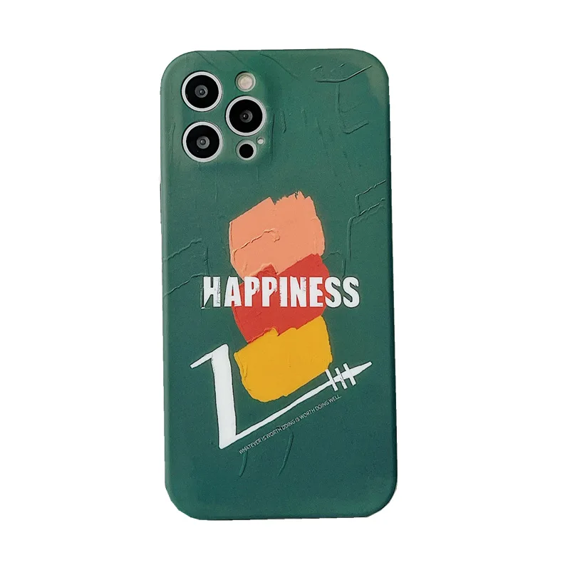 Easterm 11 New Greeb Block Paint Letter Water Paste TPU Full Protective Cell Cover For iPhone 12 Mini 11 Pro Max XR XS MAX 7Plus
Easterm 11 New Greeb Block Paint Letter Water Paste TPU Full Protective Cell Cover For iPhone 12 Mini 11 Pro Max XR XS MAX 7Plus