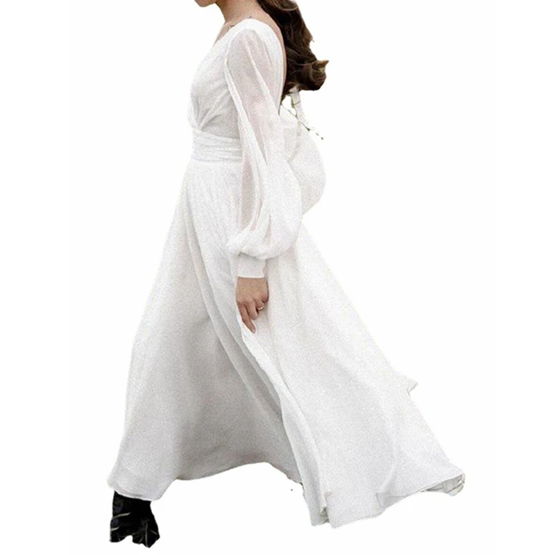 Mandylandy Dress Women Casual Solid Color Pleated Stitching Dress Spring Summer Sexy Lantern Sleeve V-neck Backless Gauzy Dress
Mandylandy Dress Women Casual Solid Color Pleated Stitching Dress Spring Summer Sexy Lantern Sleeve V-neck Backless Gauzy Dress
