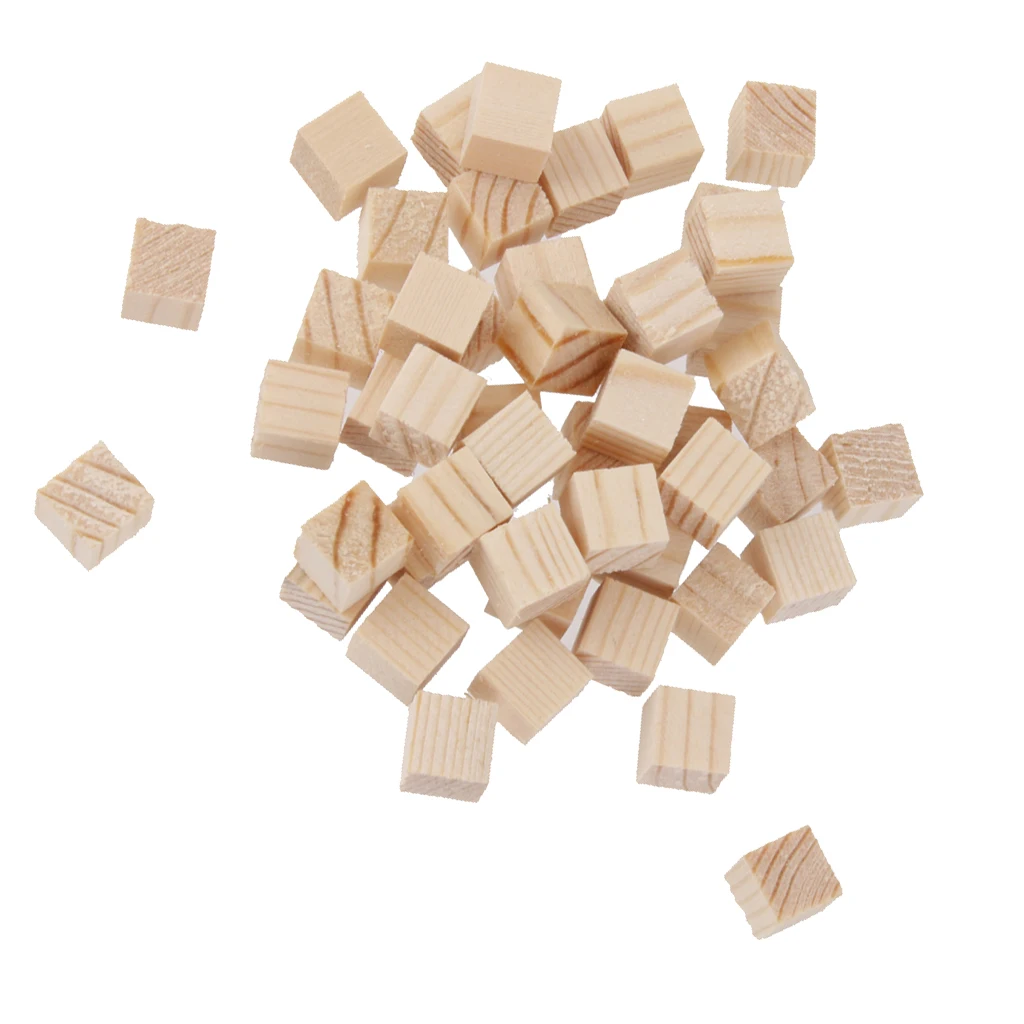 50Pcs Natural Wooden Squre Mini Cubes Embellishment for Craft 10x10x10mm
50Pcs Natural Wooden Squre Mini Cubes Embellishment for Craft 10x10x10mm