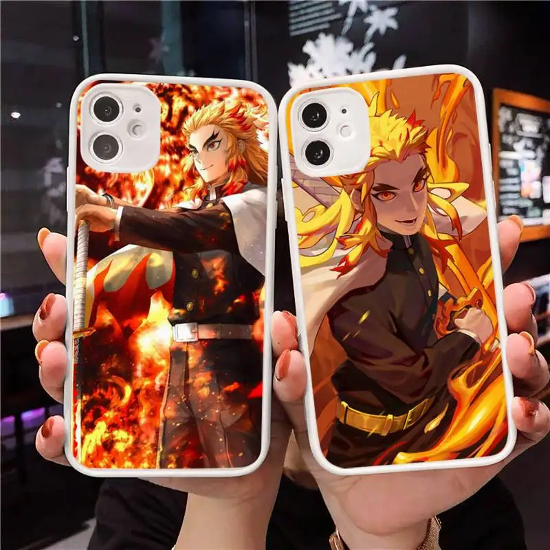 Kyojuro Rengoku Kimetsu no Yaiba Phone Case For iPhone 12 11 Mini Pro XR XS Max 7 8 Plus X Matte transparent White Cover
Kyojuro Rengoku Kimetsu no Yaiba Phone Case For iPhone 12 11 Mini Pro XR XS Max 7 8 Plus X Matte transparent White Cover