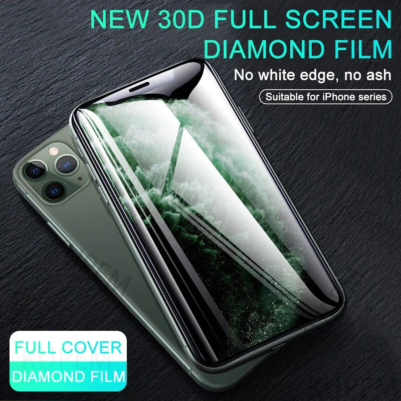 Защитное стекло 30D с полным покрытием экрана для iPhone 11 X Pro XS Max 11Pro XR 7 8 Plus SE 2 2020 128 ГБ