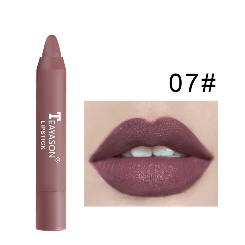 12 Color Fashion Ladies Natural Matte Lipstick Pen Long Lasting Velvet Non-stick Cup Lip Gloss Sexy Lips Makeup Korean Cosmetics
12 Color Fashion Ladies Natural Matte Lipstick Pen Long Lasting Velvet Non-stick Cup Lip Gloss Sexy Lips Makeup Korean Cosmetics