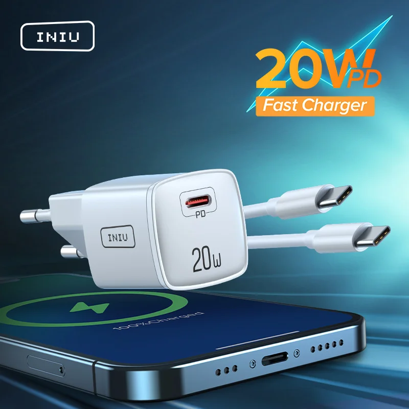 INIU USB C Charger 20W PD Quick Charge 3.0 Fast Charging Type C EU Adapter For 12 Pro Max Huawei Xiaomi mi 11 10
INIU USB C Charger 20W PD Quick Charge 3.0 Fast Charging Type C EU Adapter For 12 Pro Max Huawei Xiaomi mi 11 10