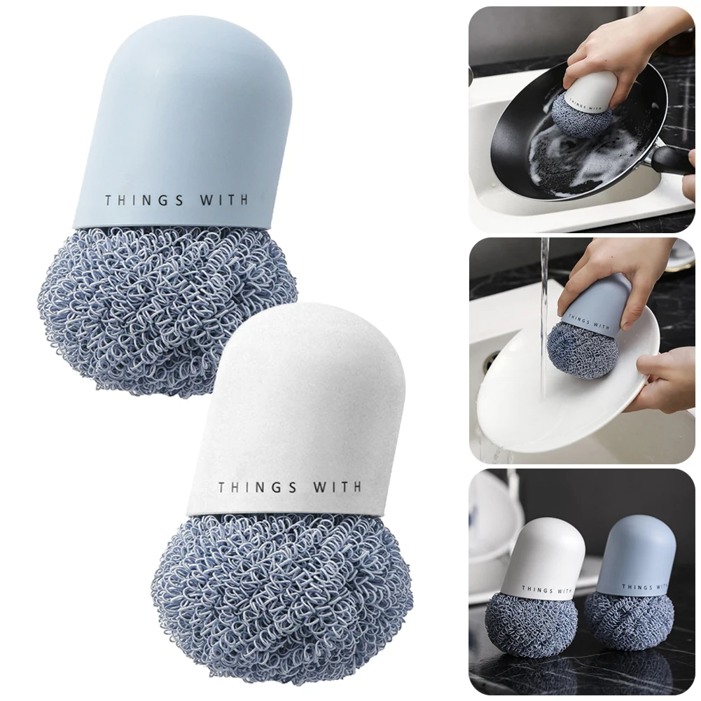 Scouring Pad With Plastic Handle Mesh Scrub Scourer Kitchen Cleaning Tool Non Scratch Oil Stain Cleaner For Dish Pot Stovetop
Scouring Pad With Plastic Handle Mesh Scrub Scourer Kitchen Cleaning Tool Non Scratch Oil Stain Cleaner For Dish Pot Stovetop