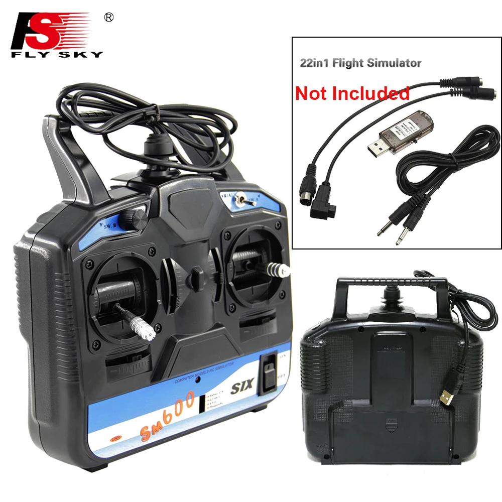 Симулятор Flysky FS SM600 6CH USB, поддержка G7/G6 G5.5 G5 PH5.0 FMS для Fpv, 3D вертолета, самолета, квадрокоптера, Mi Drone
Симулятор Flysky FS SM600 6CH USB, поддержка G7/G6 G5.5 G5 PH5.0 FMS для Fpv, 3D вертолета, самолета, квадрокоптера, Mi Drone
