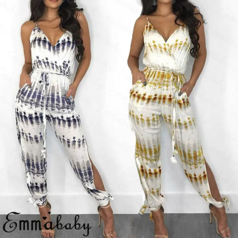 2020 Summer Floral Print Women Clubwear Playsuit Bodysuit Casual Slim Sleeveless Party Jumpsuit Romper Chiffon Long Leotard
2020 Summer Floral Print Women Clubwear Playsuit Bodysuit Casual Slim Sleeveless Party Jumpsuit Romper Chiffon Long Leotard