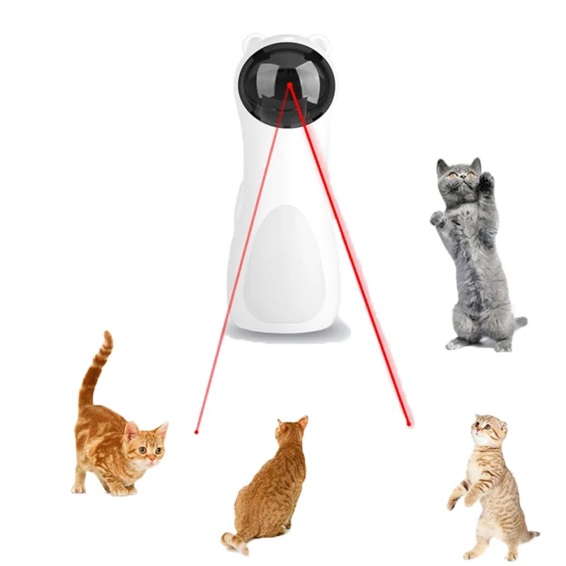 Pet cat automatic laser funny cat toy animal shape USB charging LED red laser laser funny cat toy interactive training pet toy
Pet cat automatic laser funny cat toy animal shape USB charging LED red laser laser funny cat toy interactive training pet toy