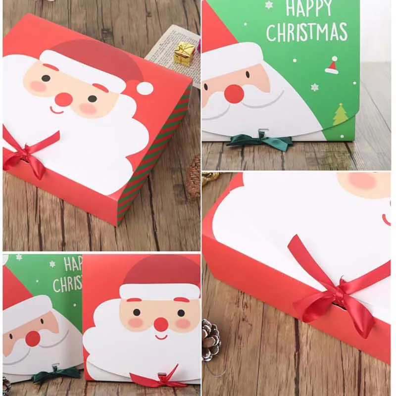 10pcs Square Merry Christmas Paper Packaging Box Santa Claus Favor Gift Box Happy New Year Chocolate Candy Box Party Supplies
10pcs Square Merry Christmas Paper Packaging Box Santa Claus Favor Gift Box Happy New Year Chocolate Candy Box Party Supplies