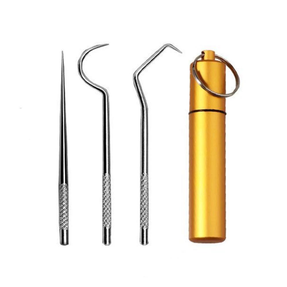 Dentist Care Tools Stainless Steel Toothpick Box Reusable Metal Toothpicks With Holders For Outdoor Picnics Camping Logo Custom
Dentist Care Tools Stainless Steel Toothpick Box Reusable Metal Toothpicks With Holders For Outdoor Picnics Camping Logo Custom