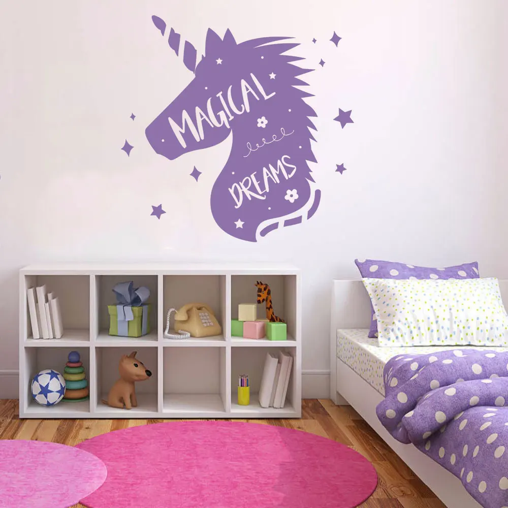 Magic Unicorn Removable Art Wall Sticker Fashion Wallpoof Decoration Vinyl Art Design Poster Mural For Kids Bedroom CX254
Magic Unicorn Removable Art Wall Sticker Fashion Wallpoof Decoration Vinyl Art Design Poster Mural For Kids Bedroom CX254