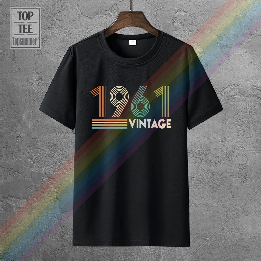Vintage 1961 Fun 60Th Birthday Gift Tshirts Emo Punk Tee-Shirt Rock Hippie Womens Harajuku Tops T Shirt Goth Gothic T Shirts
Vintage 1961 Fun 60Th Birthday Gift Tshirts Emo Punk Tee-Shirt Rock Hippie Womens Harajuku Tops T Shirt Goth Gothic T Shirts