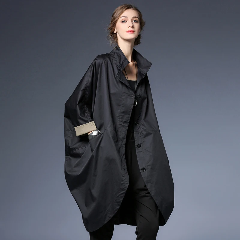 2021 Fall /Autumn Women's Trench Coat Casual Single Breasted Long Coat Lady Cloak High Street Collar Female Windbreaker Fashion
2021 Fall /Autumn Women's Trench Coat Casual Single Breasted Long Coat Lady Cloak High Street Collar Female Windbreaker Fashion