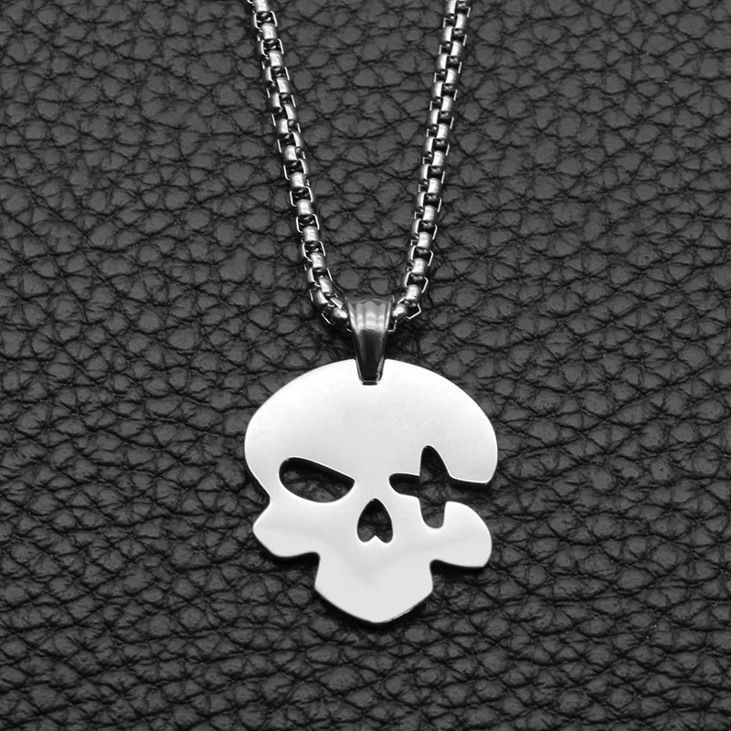 Punk Style Skeleton Skull Pendant Bijoux Hip Hop Jewelry High Quality Stainless Steel Men Necklace Chain For Women Drop Shipping
Punk Style Skeleton Skull Pendant Bijoux Hip Hop Jewelry High Quality Stainless Steel Men Necklace Chain For Women Drop Shipping