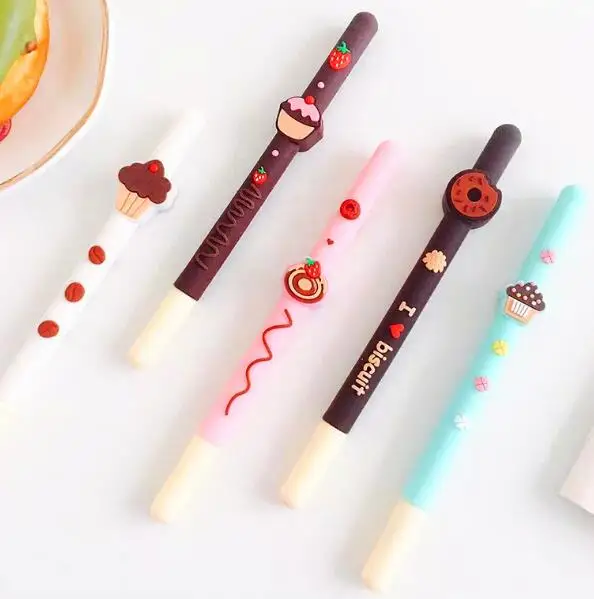 1PC Chocolate Biscuit Design Gel Ink Roller Pens Cute Stationery Signature Pen Office Material School Supplies (tt-2980)
1PC Chocolate Biscuit Design Gel Ink Roller Pens Cute Stationery Signature Pen Office Material School Supplies (tt-2980)