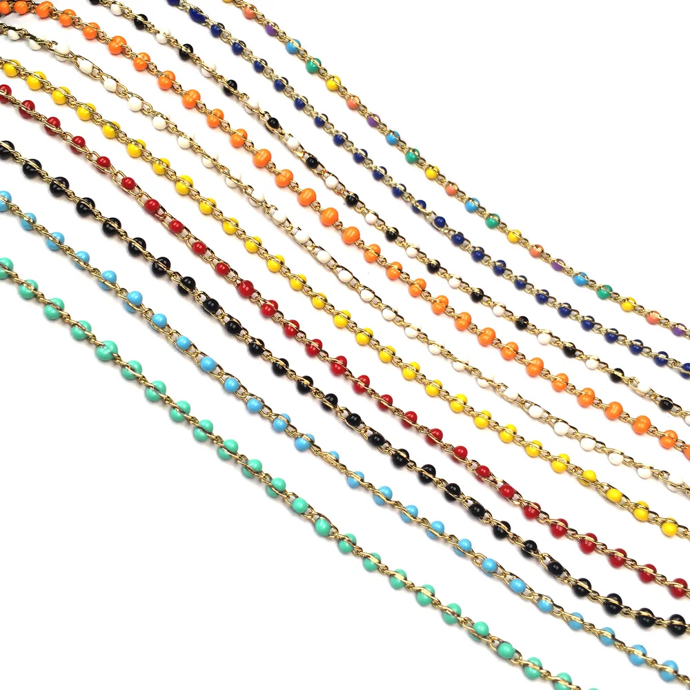 1 Meter Handmade Gold Wire Wrapped Rosary Chain stone Beads Chains for Jewelry Making DIY Necklace Bracelet Anklet Accessories
1 Meter Handmade Gold Wire Wrapped Rosary Chain stone Beads Chains for Jewelry Making DIY Necklace Bracelet Anklet Accessories