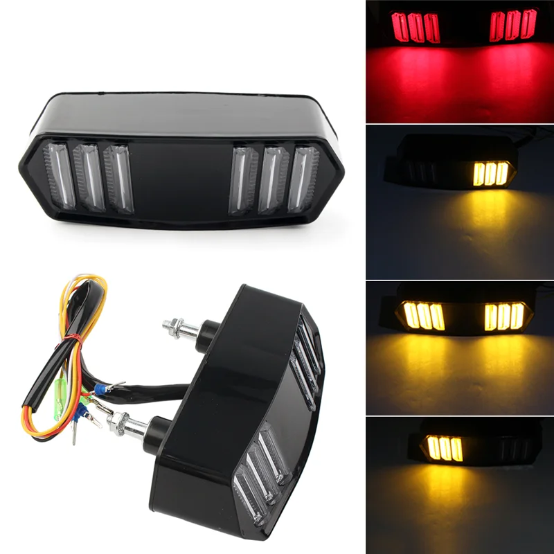 For Honda MSX125 CBR650F CTX700 CTX700N Motorcycle LED Red Brake Stop Tail Light 12V Running Turn Signal Yellow Indicator Lamp 
For Honda MSX125 CBR650F CTX700 CTX700N Motorcycle LED Red Brake Stop Tail Light 12V Running Turn Signal Yellow Indicator Lamp