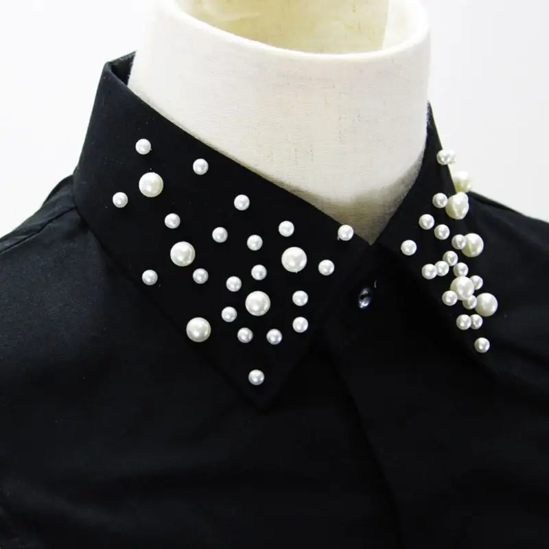 Fashion Fake Collar Women Pearl Decorate Faux Collar Detachable Collar Lapel Blouse Ladies Adjust Clothes Accessories
Fashion Fake Collar Women Pearl Decorate Faux Collar Detachable Collar Lapel Blouse Ladies Adjust Clothes Accessories