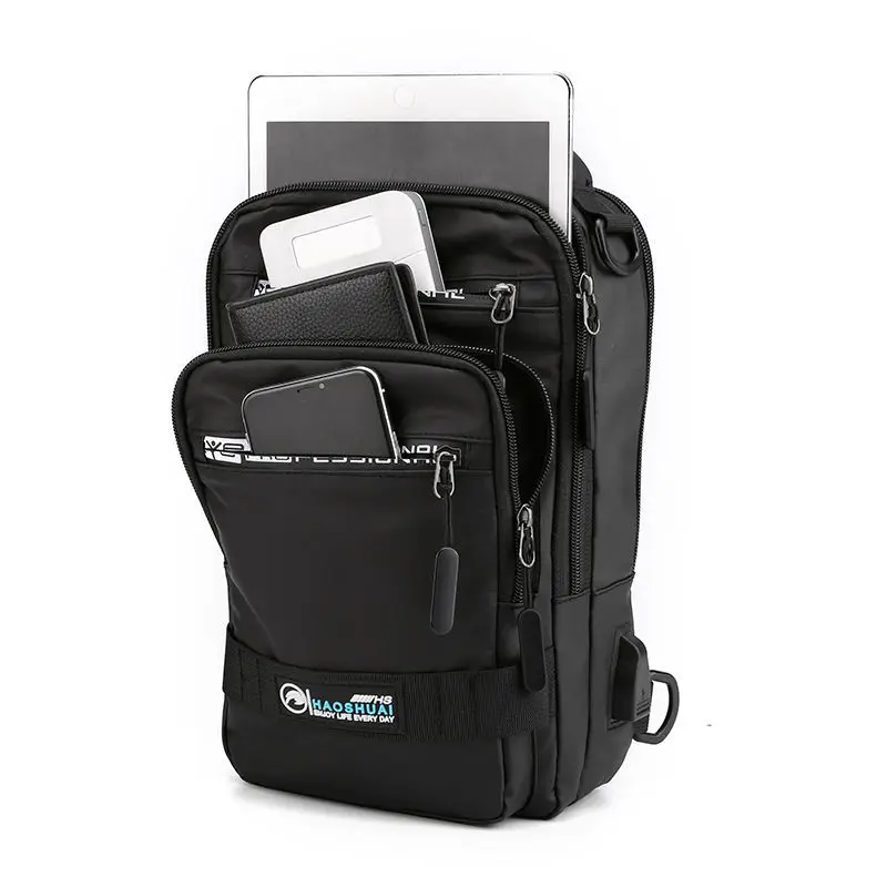 Crossbody Chest Bag Men Nylon Multifunctional Casual Usb Chest Pouch Messenger Bag Men Fashion Bag
Crossbody Chest Bag Men Nylon Multifunctional Casual Usb Chest Pouch Messenger Bag Men Fashion Bag