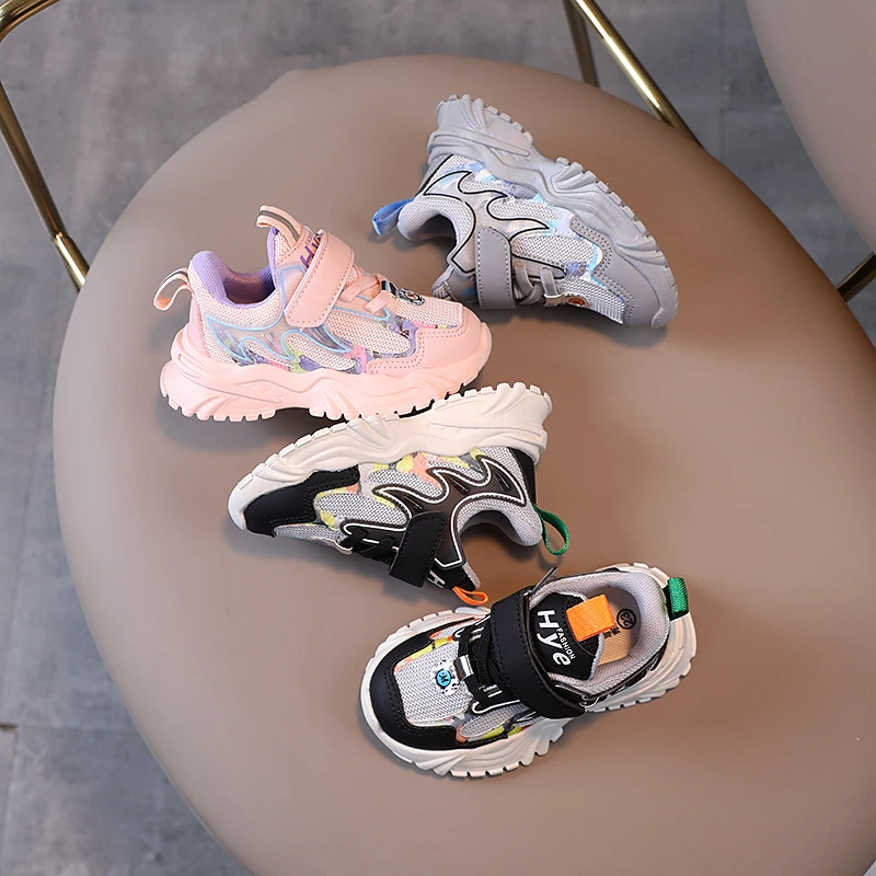 Fashion Patchwork Boys Girls Sneakers Hook Loop Shoes Kids School Shoes Breathable Running Non Slip Soft Children Sport Shoes
Fashion Patchwork Boys Girls Sneakers Hook Loop Shoes Kids School Shoes Breathable Running Non Slip Soft Children Sport Shoes