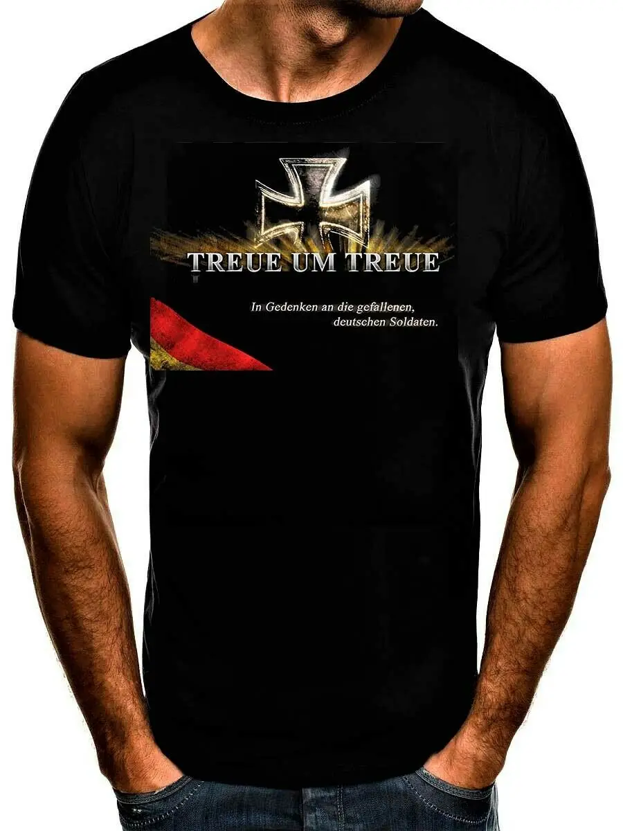 Fidelity for Fidelity. German Soldiers Iron Cross of Glory T-Shirt. Summer Cotton Short Sleeve O-Neck Mens T Shirt New S-3XL
Fidelity for Fidelity. German Soldiers Iron Cross of Glory T-Shirt. Summer Cotton Short Sleeve O-Neck Mens T Shirt New S-3XL