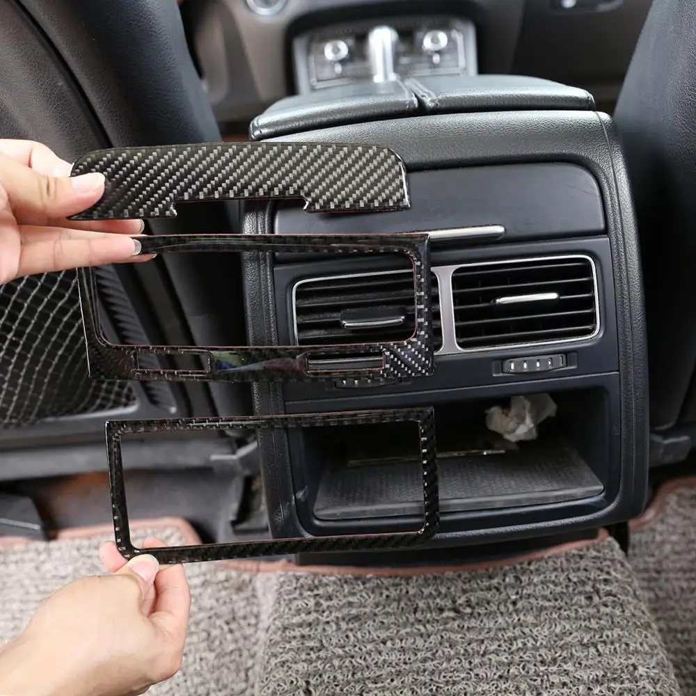 Наклейка из мягкого углеродного волокна для Volkswagen Touareg 2011-18 3 шт. Накладка
