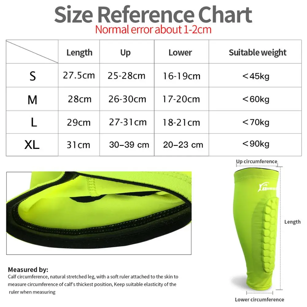 Professional Football Shin Guards Protective Compression Leg Calf Sleeves Leg Warmers Sports Safety Soccer Shinguards 
Professional Football Shin Guards Protective Compression Leg Calf Sleeves Leg Warmers Sports Safety Soccer Shinguards