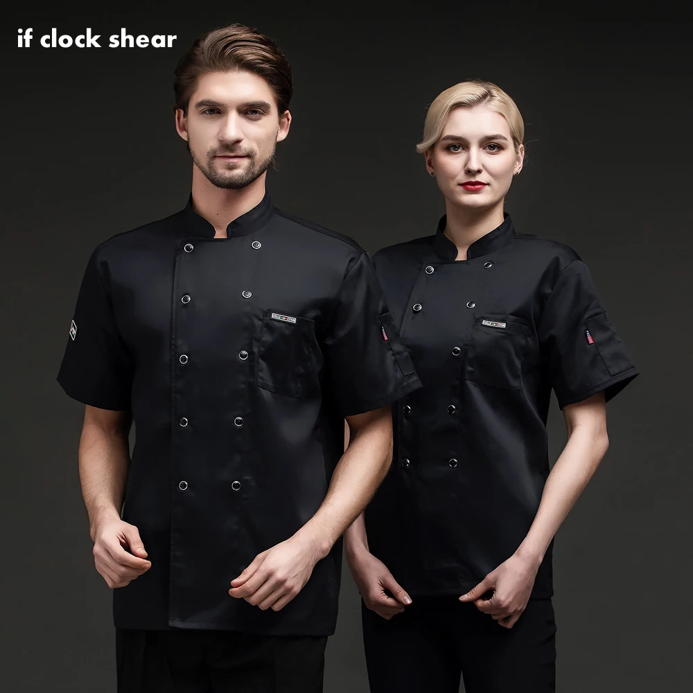 Unisex Chef Shirt Cook Uniform Chef Work Uniform Catering Chef Cooking Double Breasted Tops Men's and Women's Work Jackets Coats
Unisex Chef Shirt Cook Uniform Chef Work Uniform Catering Chef Cooking Double Breasted Tops Men's and Women's Work Jackets Coats