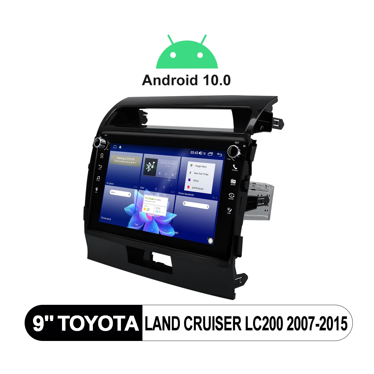 Магнитола Автомобильная 9 дюймов, Android 10, 1 din, с Bluetooth, 4G, для Toyota Land Cruiser LC200 2007-2015
Магнитола Автомобильная 9 дюймов, Android 10, 1 din, с Bluetooth, 4G, для Toyota Land Cruiser LC200 2007-2015