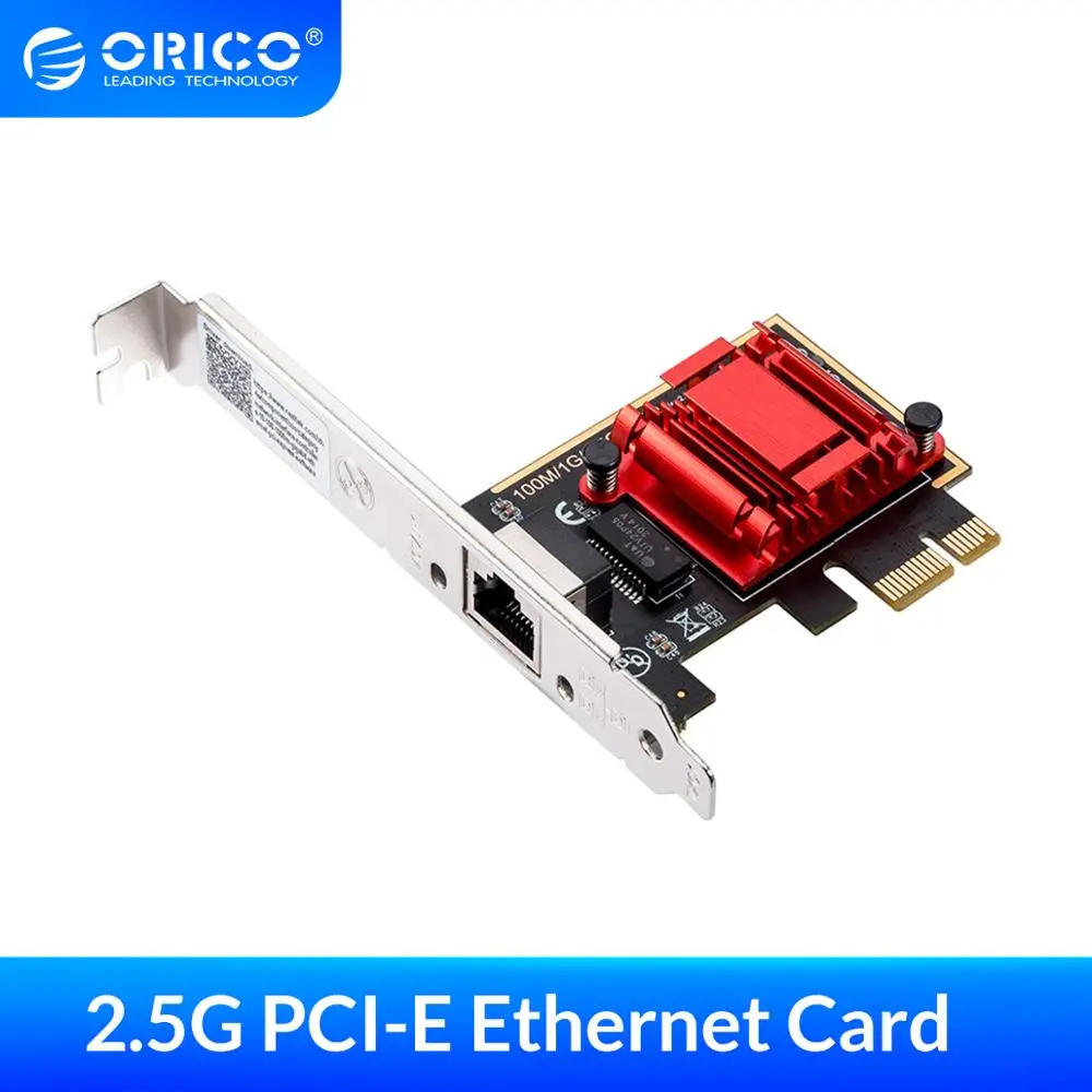 ORICO Expansion Network Card PCI Express Adapter Computer Network port Expansion 2.5G Electrical Port For Windows
ORICO Expansion Network Card PCI Express Adapter Computer Network port Expansion 2.5G Electrical Port For Windows