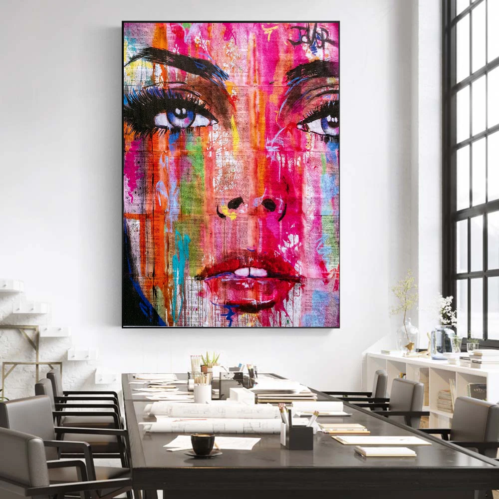 Graffiti Street Art Women‘s Face Pattern Poster Colorful Prints Canvas Mural Painting for Living Room Bedroom Picture Wall Decor
Graffiti Street Art Women‘s Face Pattern Poster Colorful Prints Canvas Mural Painting for Living Room Bedroom Picture Wall Decor