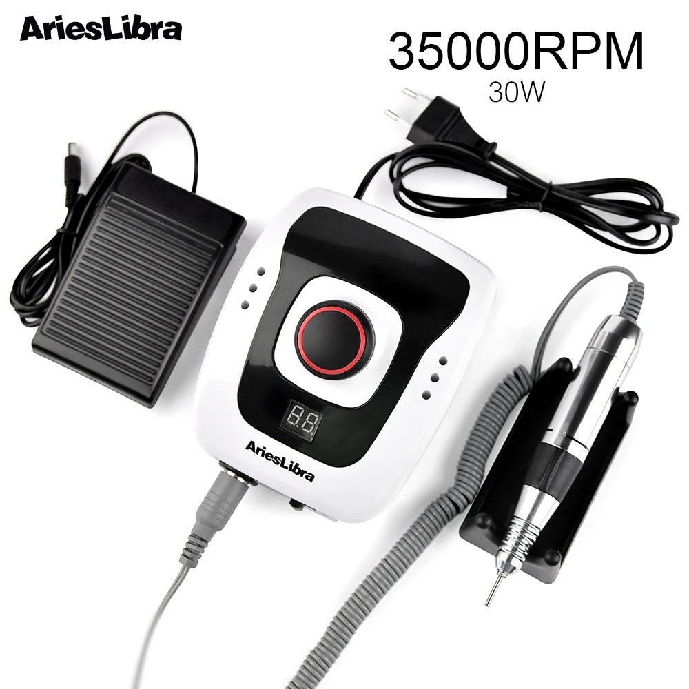 35000 RPM Electric Nail Drill Machine Apparatus for Manicure Pedicure with Cutter Manicure Machine Nail Art Kit Nail Tool
35000 RPM Electric Nail Drill Machine Apparatus for Manicure Pedicure with Cutter Manicure Machine Nail Art Kit Nail Tool