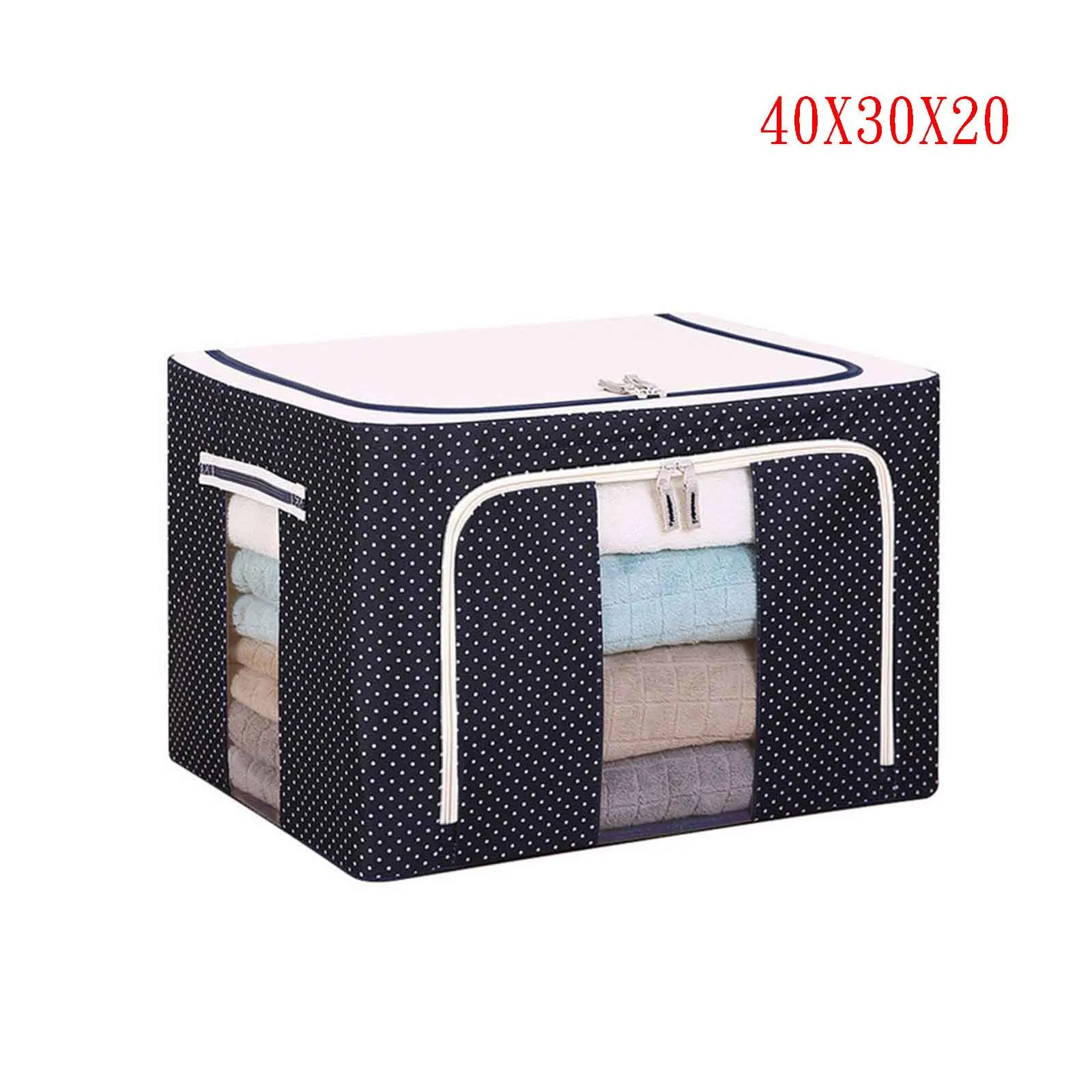 24L Large Capacity Clothes Storage Bag High Quality Organizer Thick Fabric Comforters Blankets Bedding Foldable Sturdy Zipper
24L Large Capacity Clothes Storage Bag High Quality Organizer Thick Fabric Comforters Blankets Bedding Foldable Sturdy Zipper
