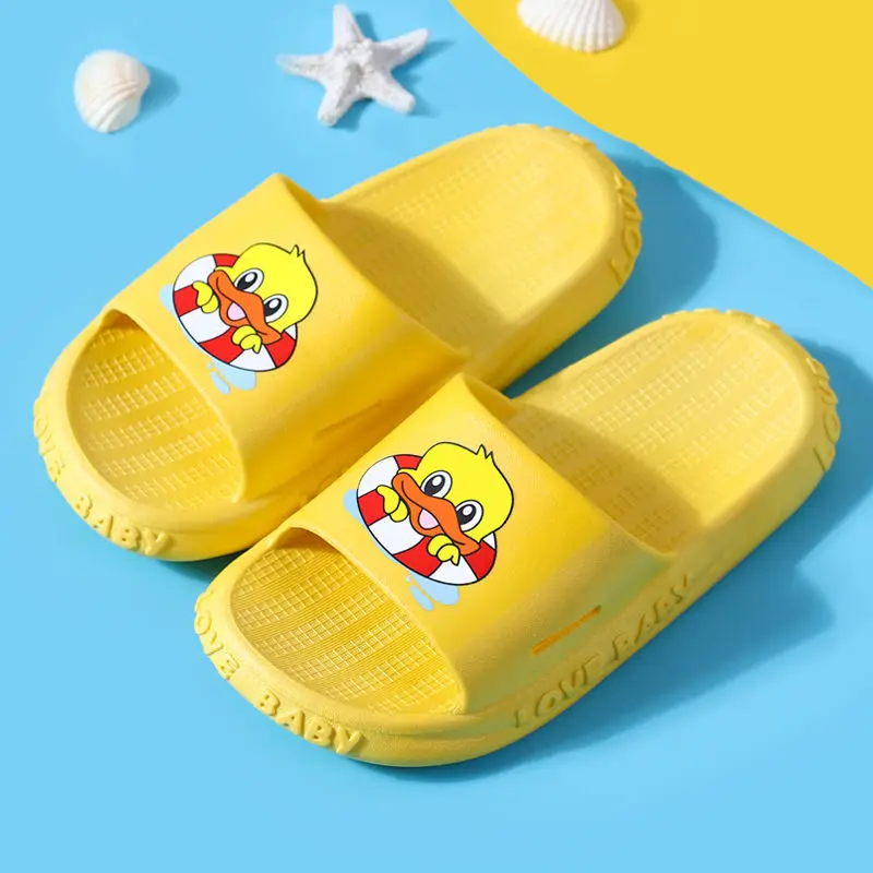 Cute Cartoon Bath Duck Kids Slippers PVC Soft Sole Non-Slip Children Slippers Gir Boy Summer Slip-On Home Indoor Batroom Shoes
Cute Cartoon Bath Duck Kids Slippers PVC Soft Sole Non-Slip Children Slippers Gir Boy Summer Slip-On Home Indoor Batroom Shoes
